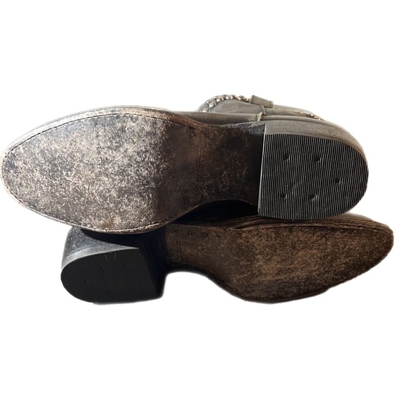 EUC FRYE Women's Diana Cut Stud Western Booties Mexico Made Size 8 - Picture 7 of 10